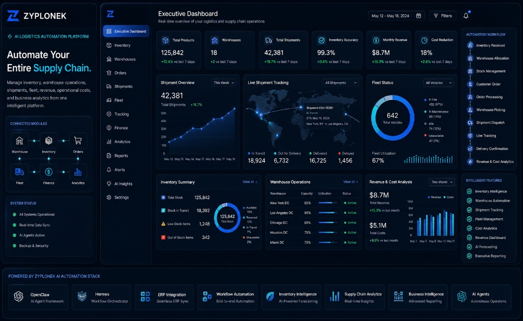 Logistics Automation Dashboard